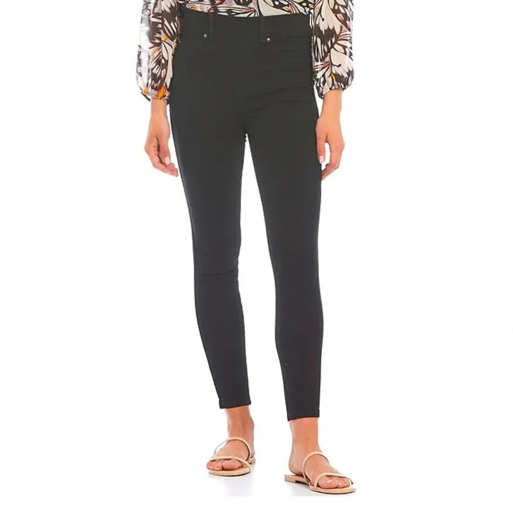 ! SPANX Ankle Skinny Fitted Jeans In Black Womens Size Small